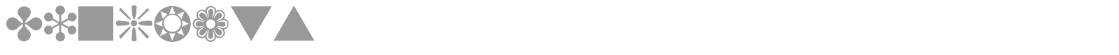 Dingbats font preview